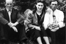 045: John Bishop, Sr., Jessie Griffin, and her husband Jack Bishop. [courtesy of Jessie (Griffin)  Bishop]